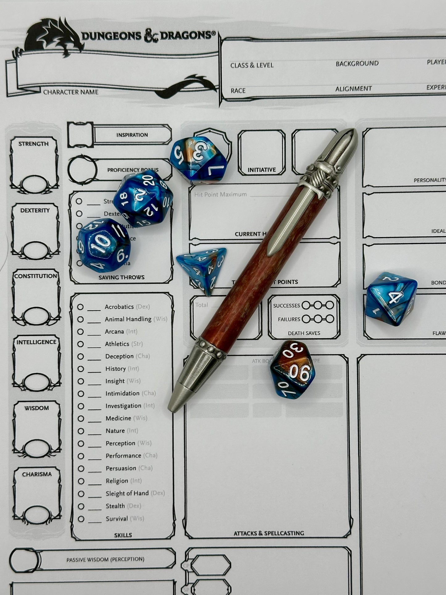 Blood Oath — Maroon Medieval Sword Pen