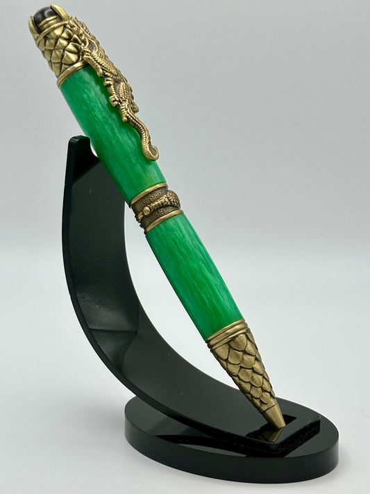 Jadefire Hand-Turned Dragon Pen