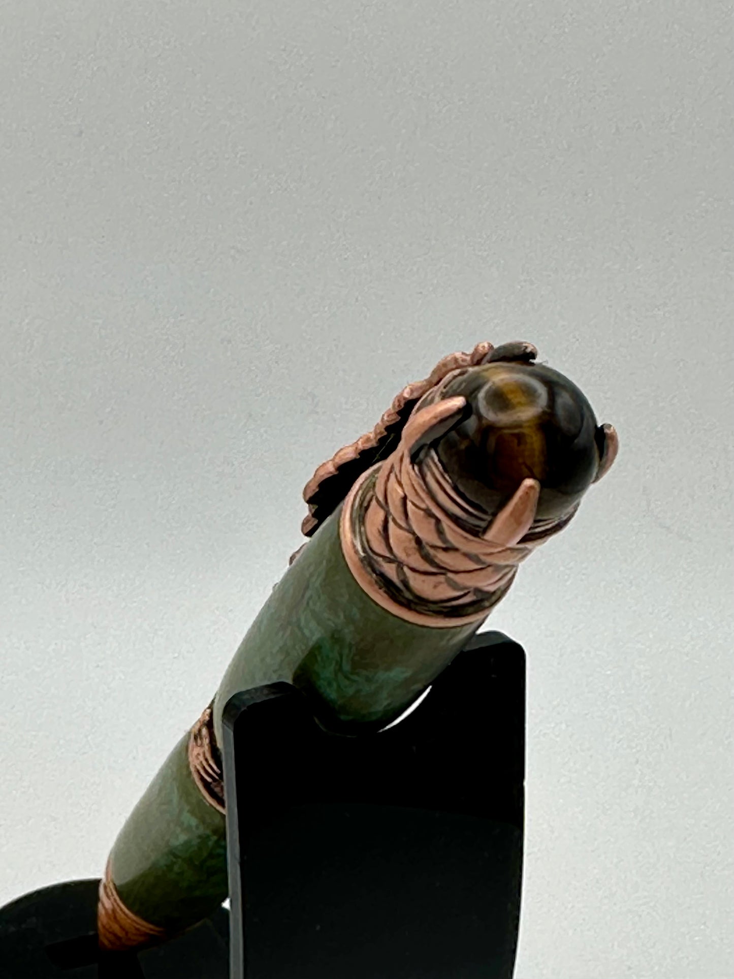 Verdant Wyrm Hand-Turned Dragon Pen