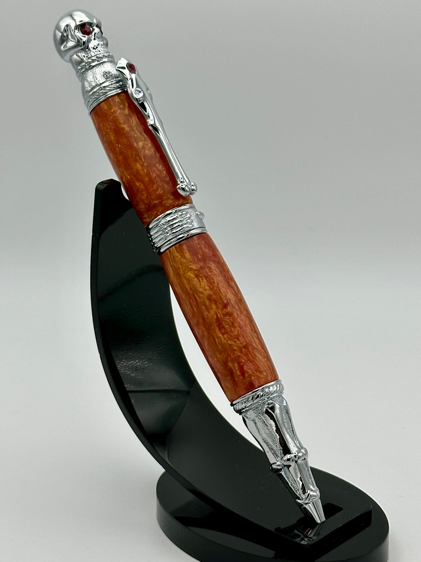 Skull and Bones Pen – Chrome