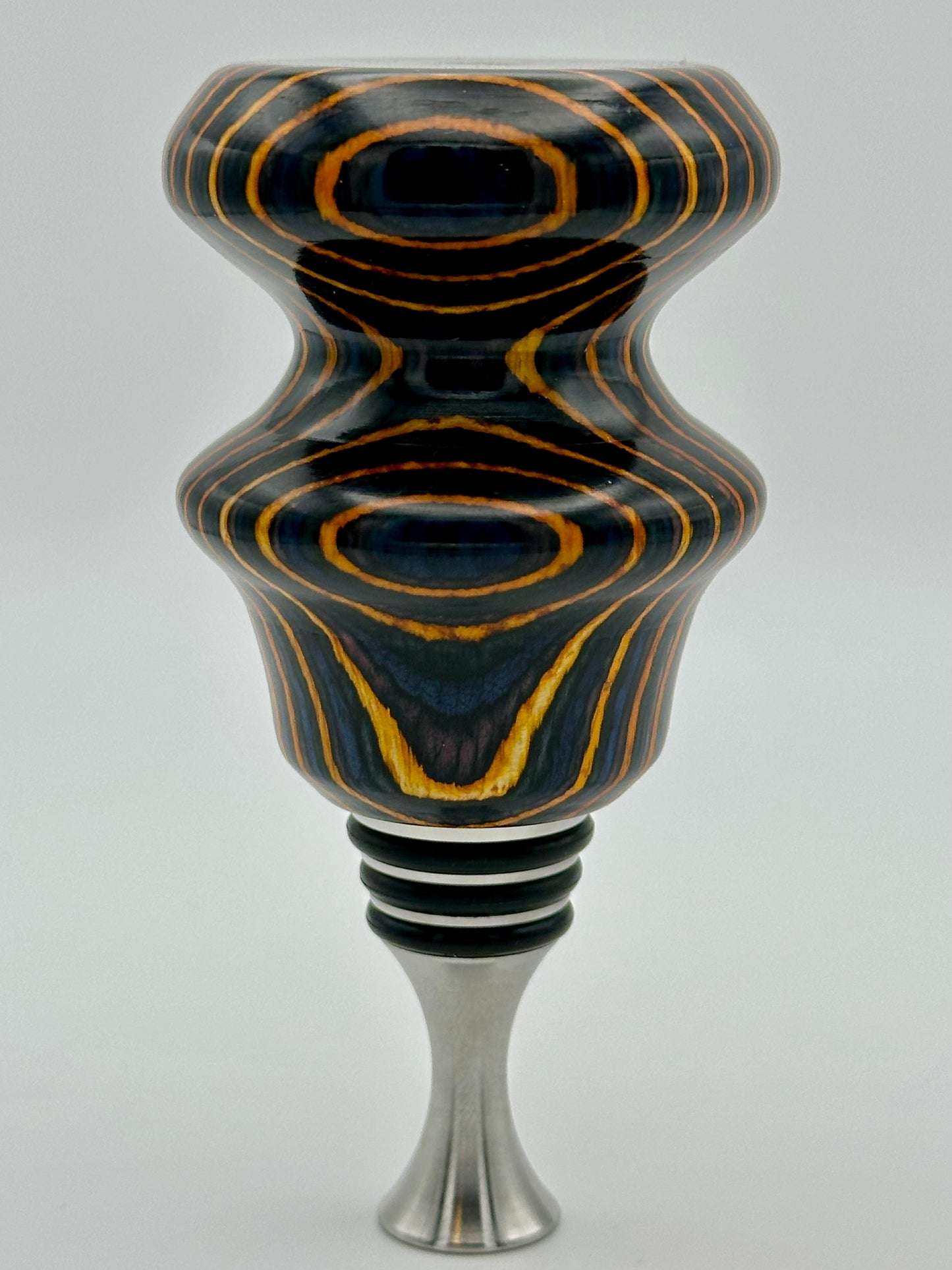 Mystic Stripe Stainless Steel Bottle Stopper