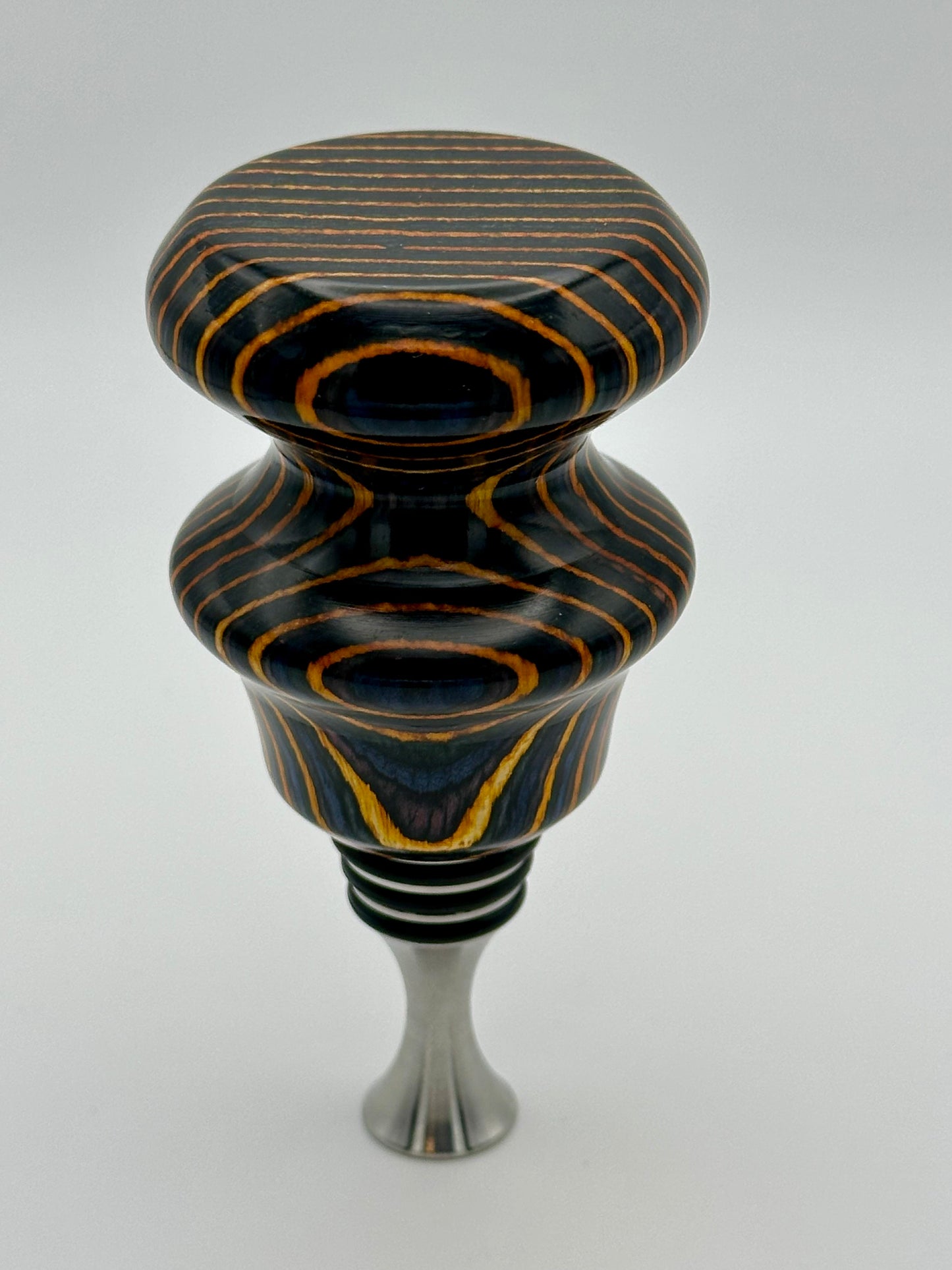 Mystic Stripe Stainless Steel Bottle Stopper