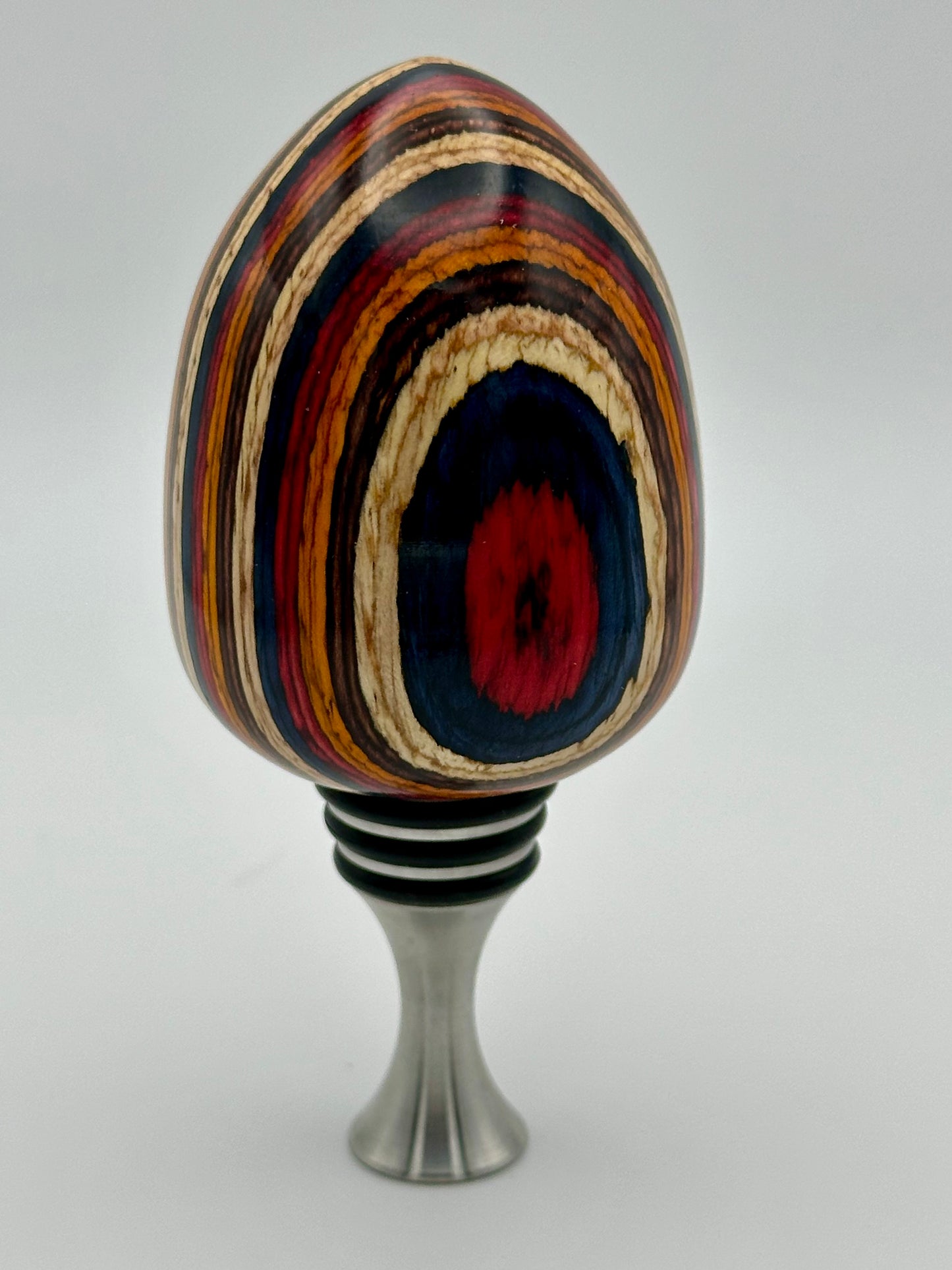 Nebula Bloom Egg Stainless Steel Bottle Stopper