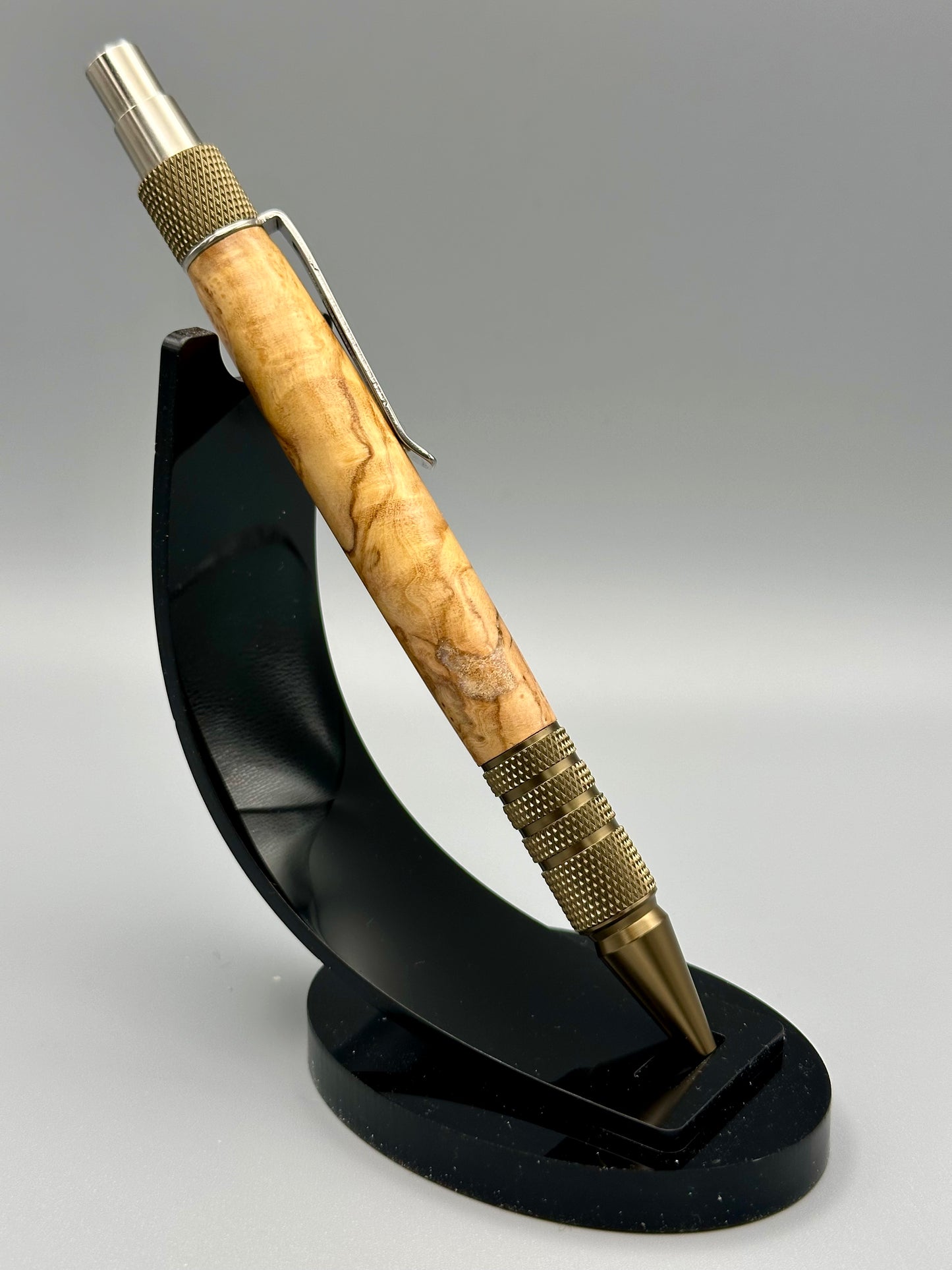 Olive Wood and Bronze Aluminum Every Day Carry (EDC) Pen