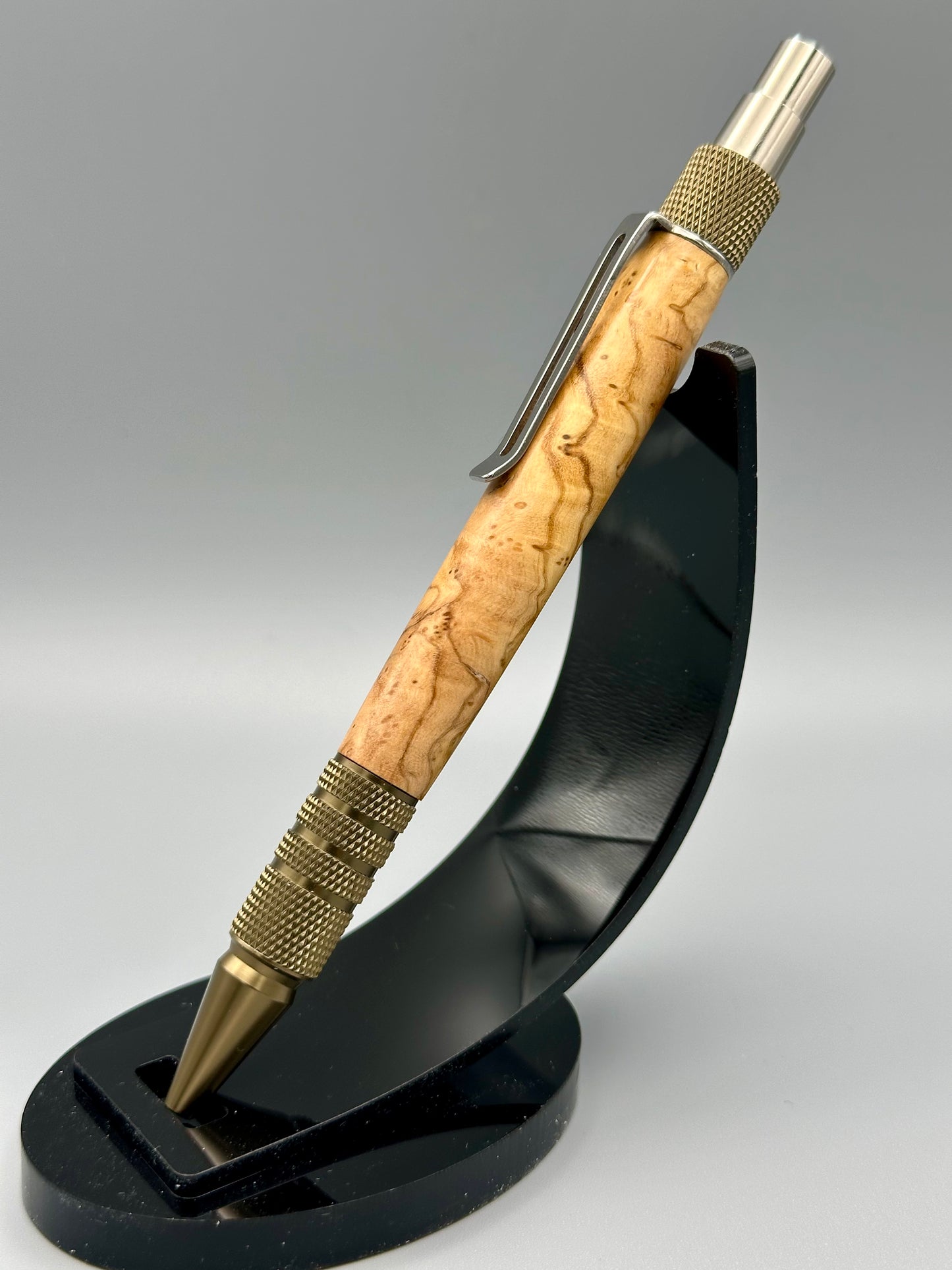 Olive Wood and Bronze Aluminum Every Day Carry (EDC) Pen