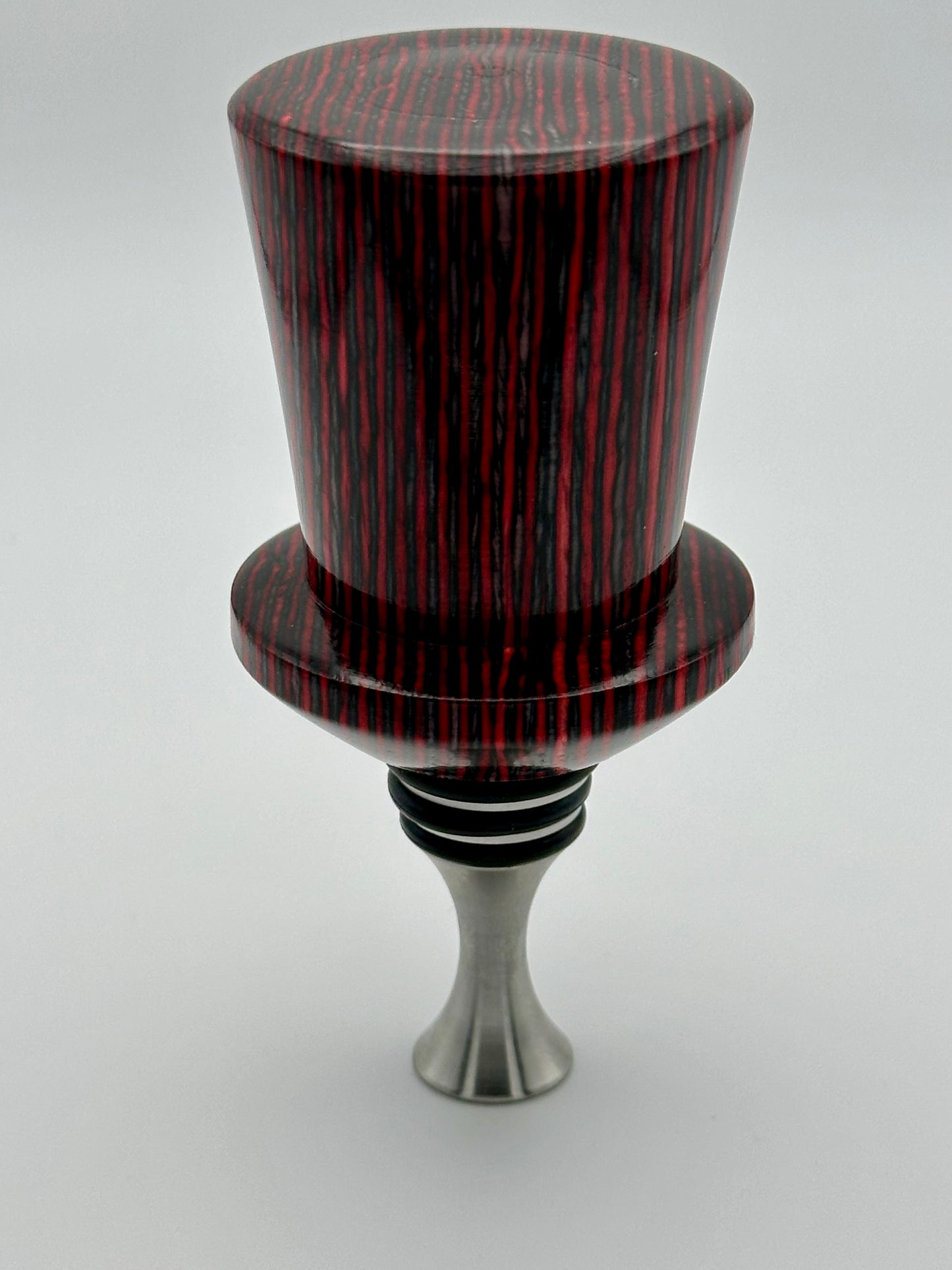 Shadow Ember Stainless Steel Bottle Stopper