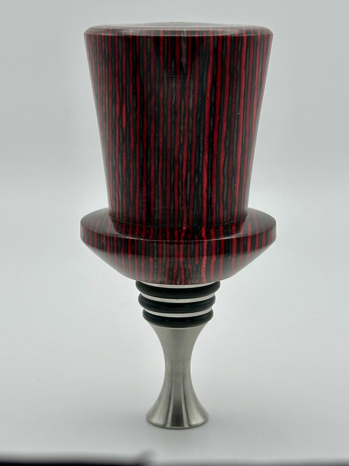 Shadow Ember Stainless Steel Bottle Stopper