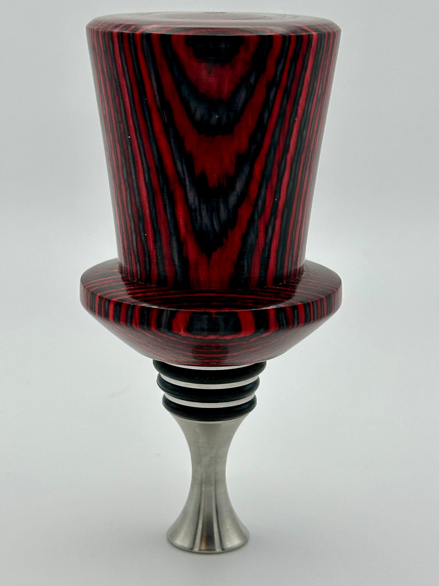 Shadow Ember Stainless Steel Bottle Stopper