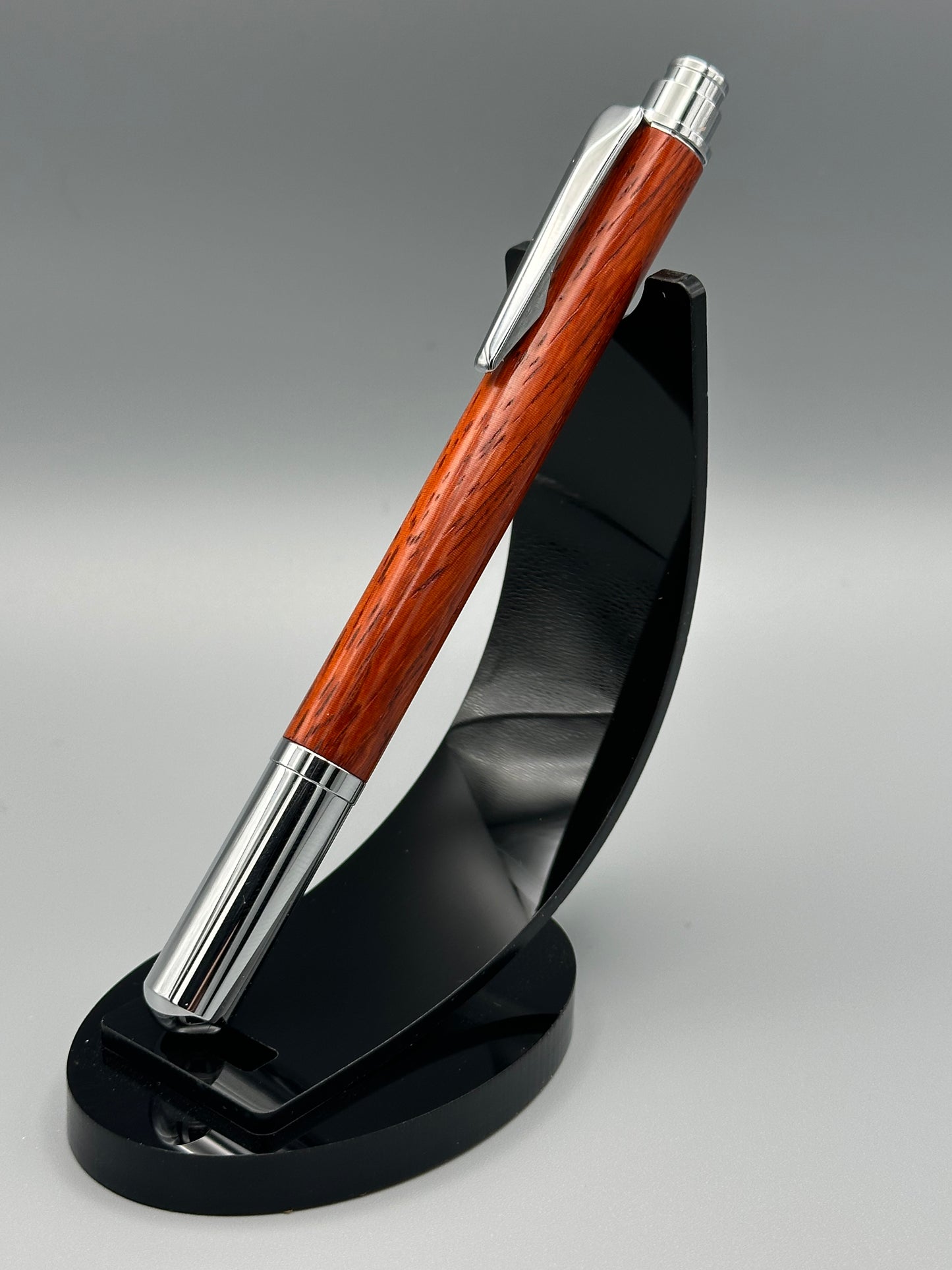 Padauk rollerball pen in chrome