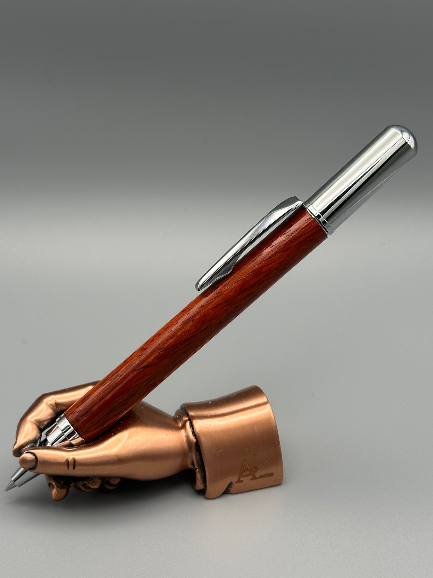 Padauk rollerball pen in chrome