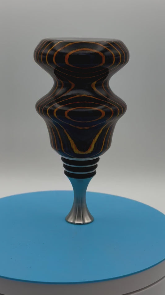 Mystic Stripe Stainless Steel Bottle Stopper